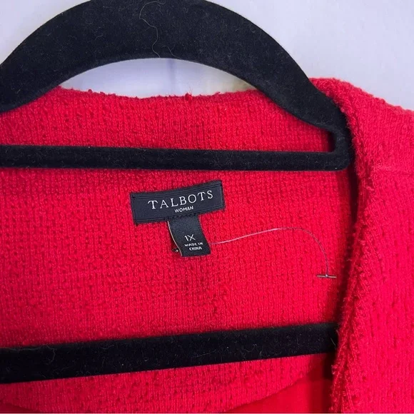 Talbot's 1X Boucle/Knit Blazer - Picture 2 of 5